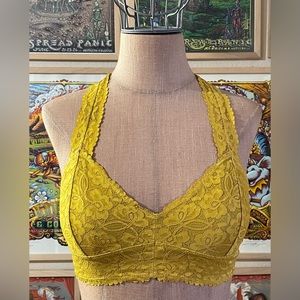 Free people stretch lace bralette size medium